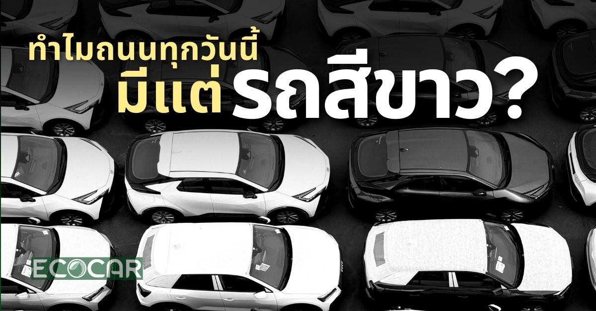 รถสีขาว